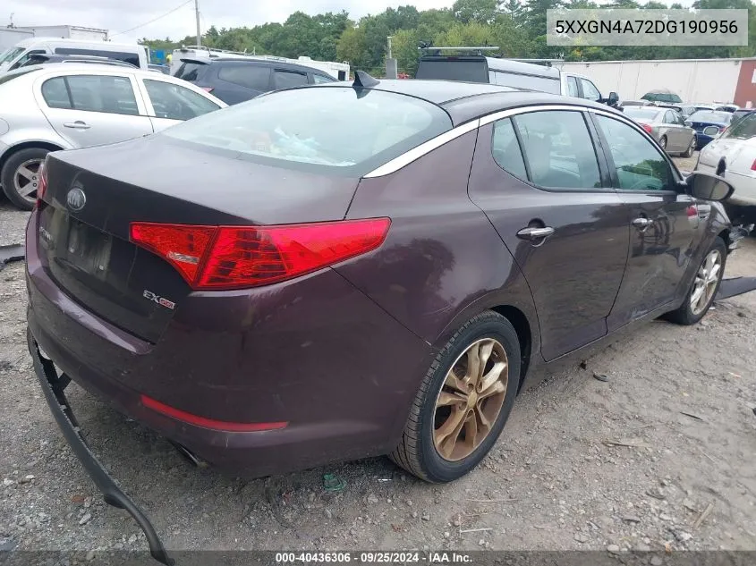 5XXGN4A72DG190956 2013 Kia Optima Ex