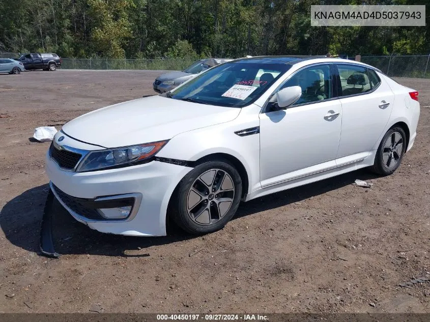 KNAGM4AD4D5037943 2013 Kia Optima Hybrid Ex