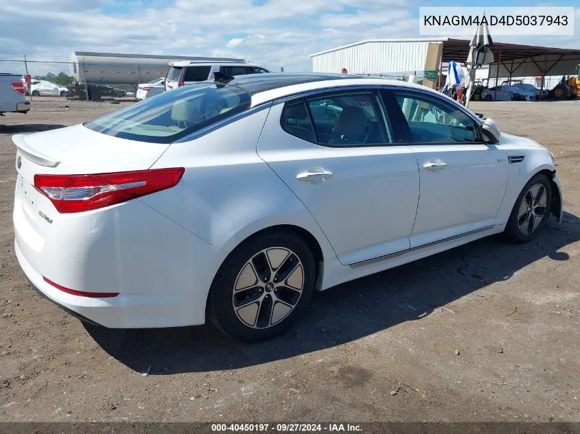 KNAGM4AD4D5037943 2013 Kia Optima Hybrid Ex