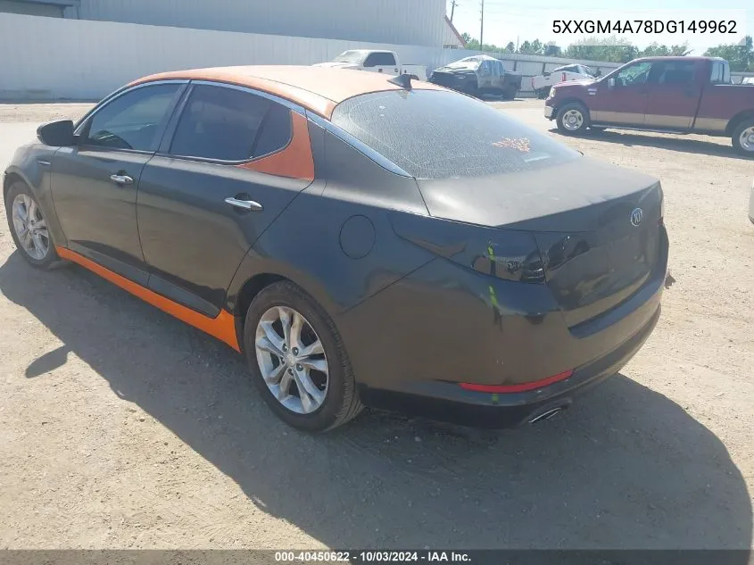 2013 Kia Optima Lx VIN: 5XXGM4A78DG149962 Lot: 40450622