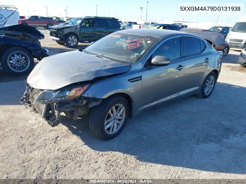 2013 Kia Optima Lx VIN: 5XXGM4A79DG131938 Lot: 40451274