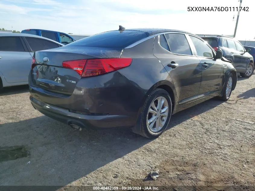 5XXGN4A76DG111742 2013 Kia Optima Ex