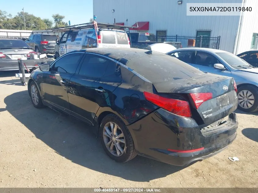 5XXGN4A72DG119840 2013 Kia Optima Ex