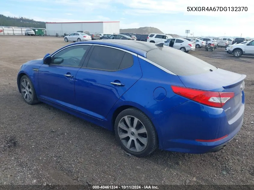 2013 Kia Optima Sx VIN: 5XXGR4A67DG132370 Lot: 40461334