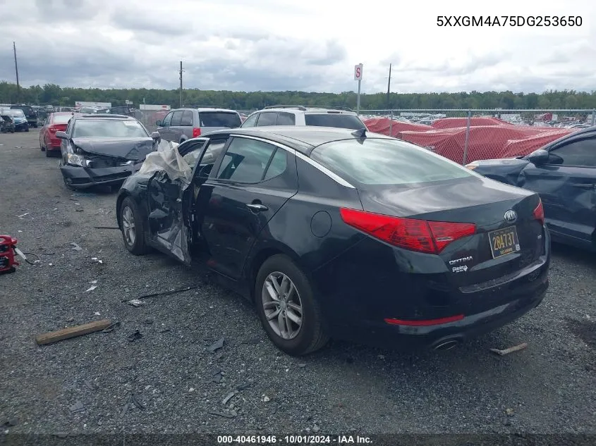 5XXGM4A75DG253650 2013 Kia Optima Lx