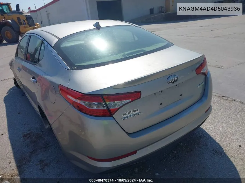 KNAGM4AD4D5043936 2013 Kia Optima Hybrid Lx