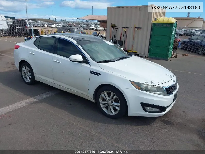 5XXGN4A77DG143180 2013 Kia Optima Ex