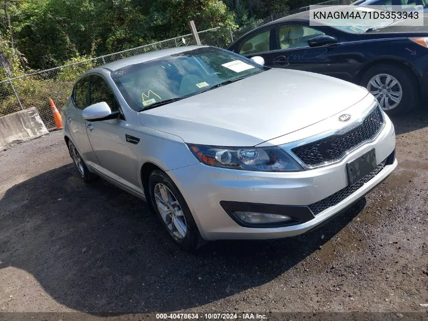 KNAGM4A71D5353343 2013 Kia Optima Lx