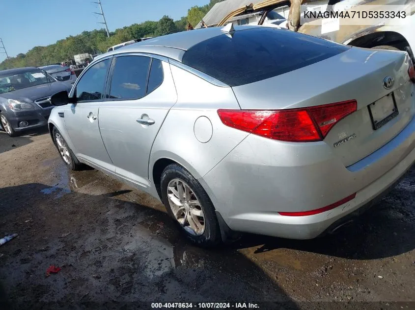 KNAGM4A71D5353343 2013 Kia Optima Lx