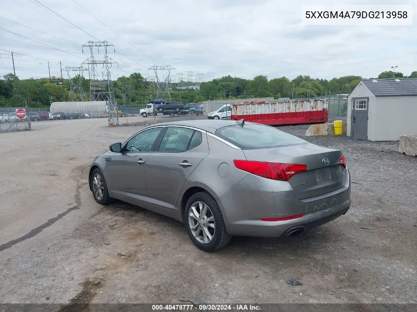 2013 Kia Optima Lx VIN: 5XXGM4A79DG213958 Lot: 40478777