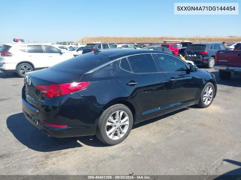 2013 Kia Optima Ex VIN: 5XXGN4A71DG144454 Lot: 40481209