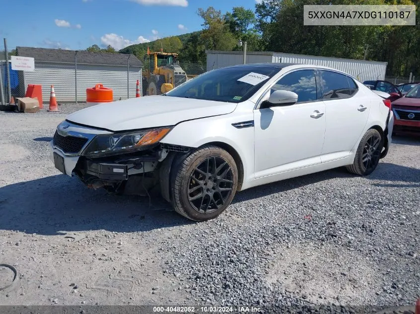 5XXGN4A7XDG110187 2013 Kia Optima Ex