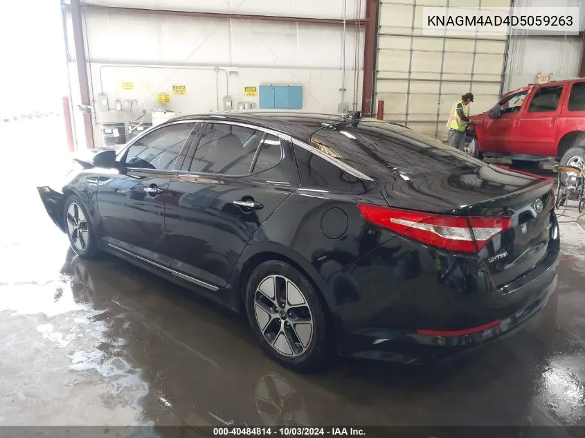 KNAGM4AD4D5059263 2013 Kia Optima Hybrid Ex