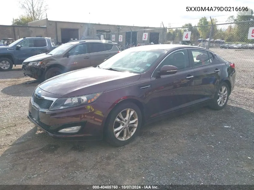 2013 Kia Optima Lx VIN: 5XXGM4A79DG216696 Lot: 40485760