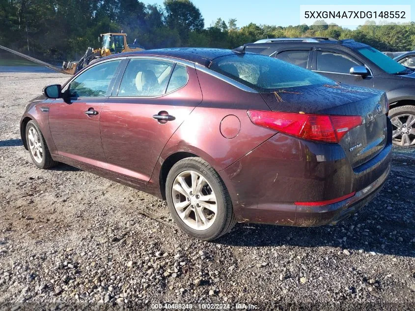 5XXGN4A7XDG148552 2013 Kia Optima Ex