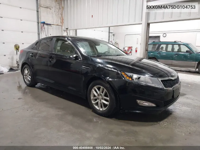 2013 Kia Optima Lx VIN: 5XXGM4A75DG104753 Lot: 40488808