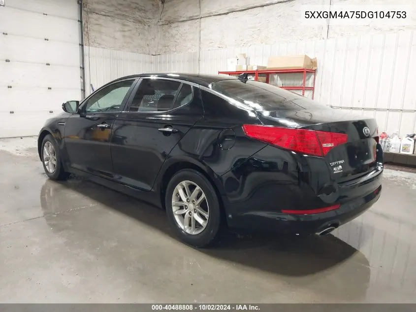 5XXGM4A75DG104753 2013 Kia Optima Lx