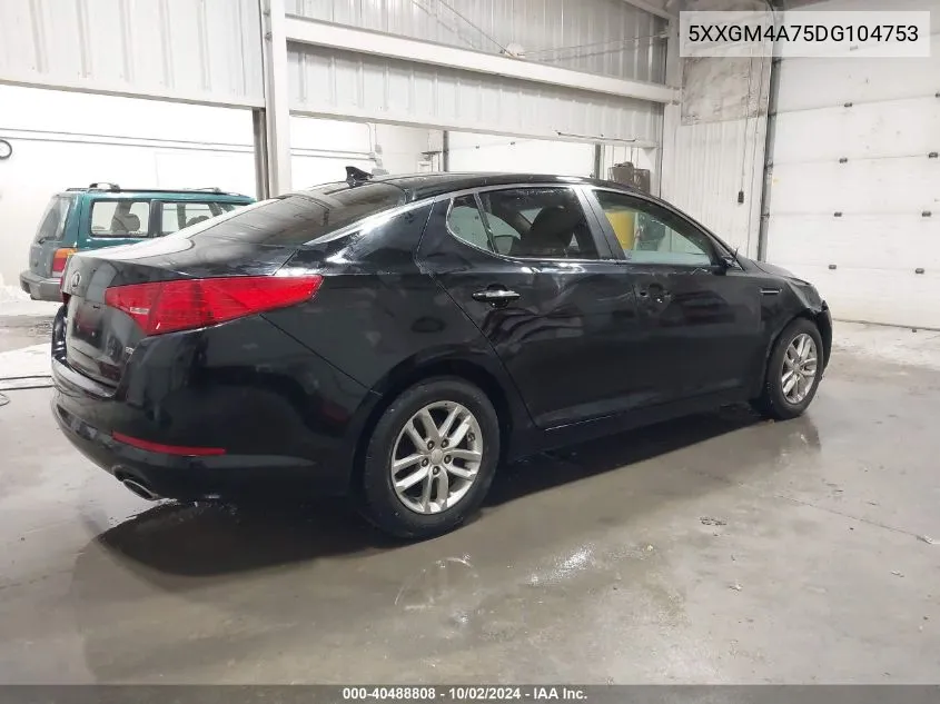 5XXGM4A75DG104753 2013 Kia Optima Lx