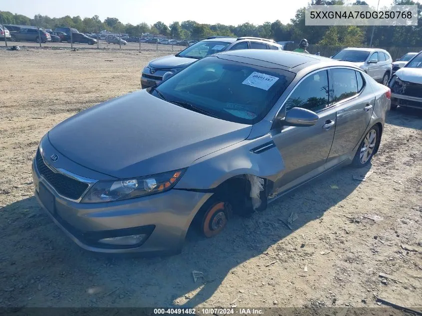 2013 Kia Optima Ex VIN: 5XXGN4A76DG250768 Lot: 40491482