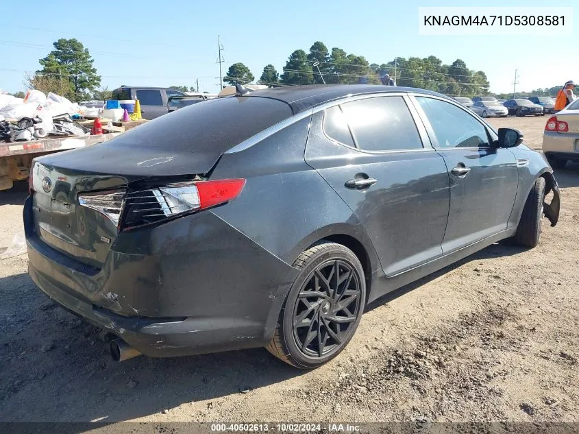 2013 Kia Optima Lx VIN: KNAGM4A71D5308581 Lot: 40502613