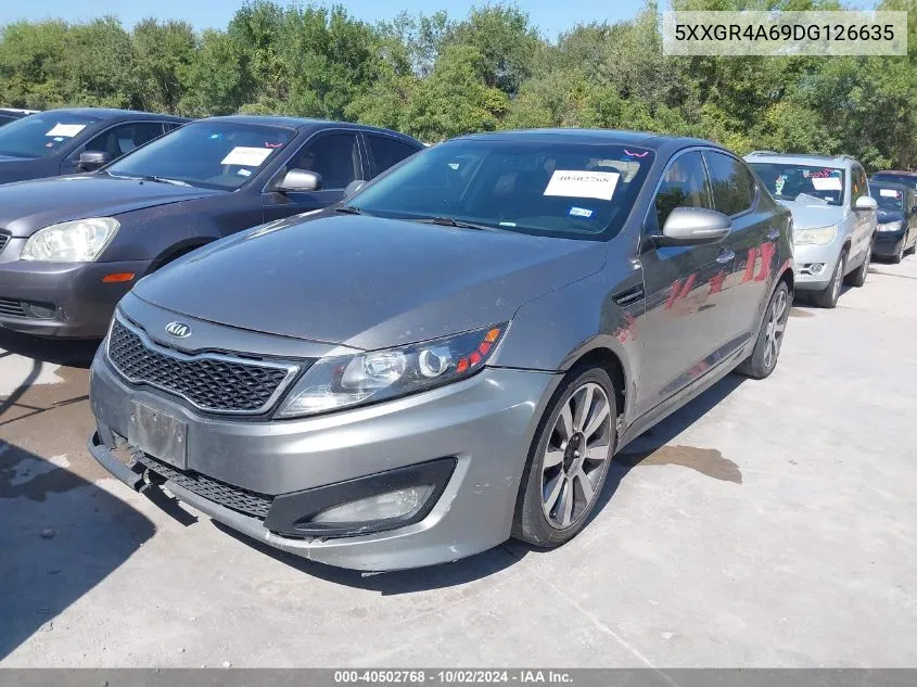 2013 Kia Optima Sx VIN: 5XXGR4A69DG126635 Lot: 40502768