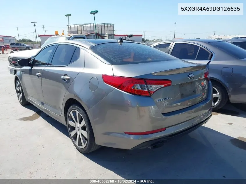 2013 Kia Optima Sx VIN: 5XXGR4A69DG126635 Lot: 40502768