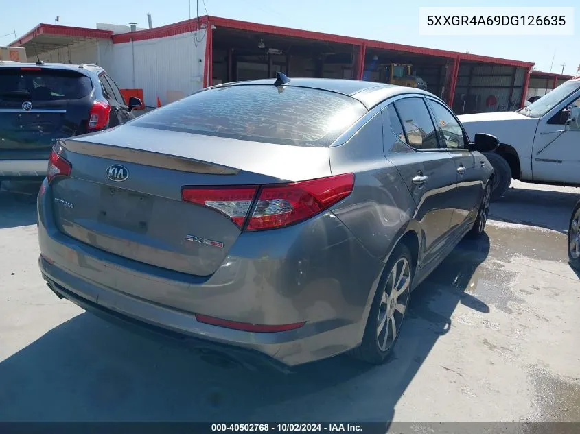 2013 Kia Optima Sx VIN: 5XXGR4A69DG126635 Lot: 40502768