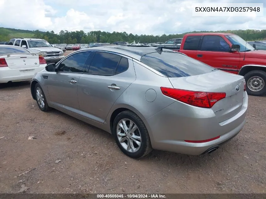 2013 Kia Optima Ex VIN: 5XXGN4A7XDG257948 Lot: 40505045