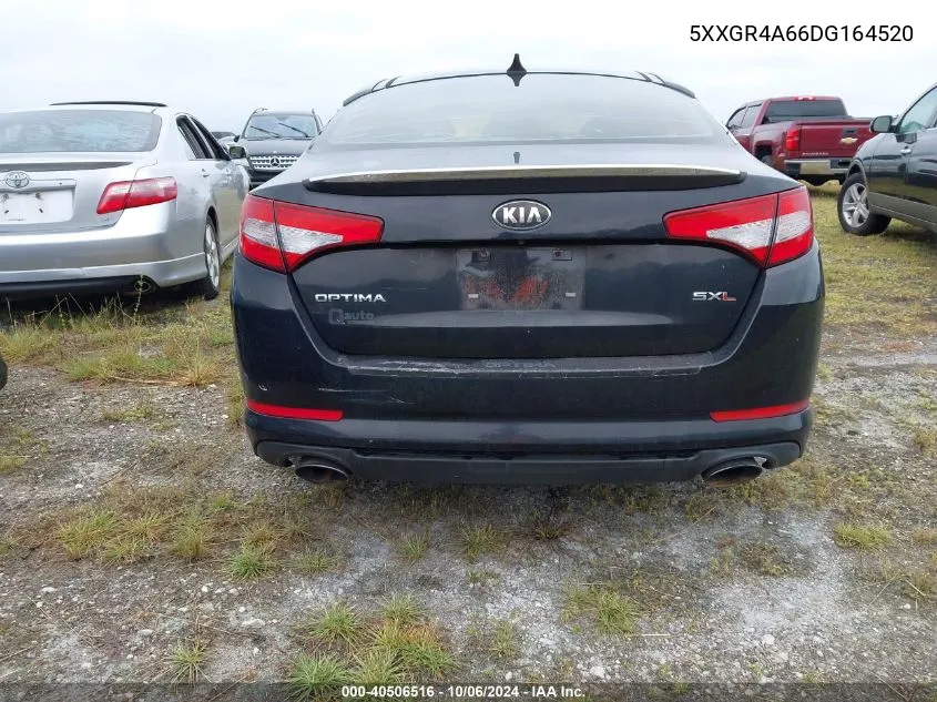 2013 Kia Optima Sx VIN: 5XXGR4A66DG164520 Lot: 40506516