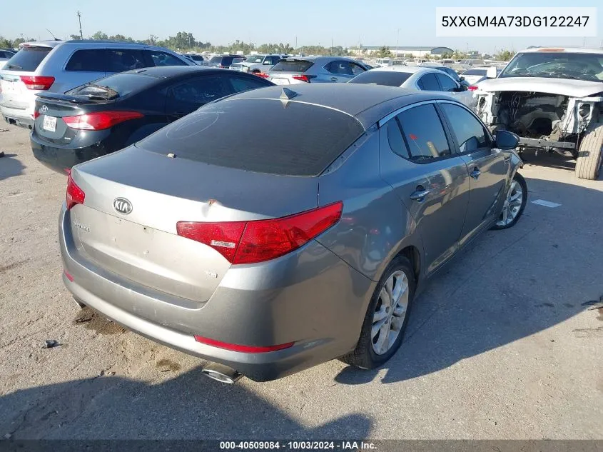 2013 Kia Optima Lx VIN: 5XXGM4A73DG122247 Lot: 40509084