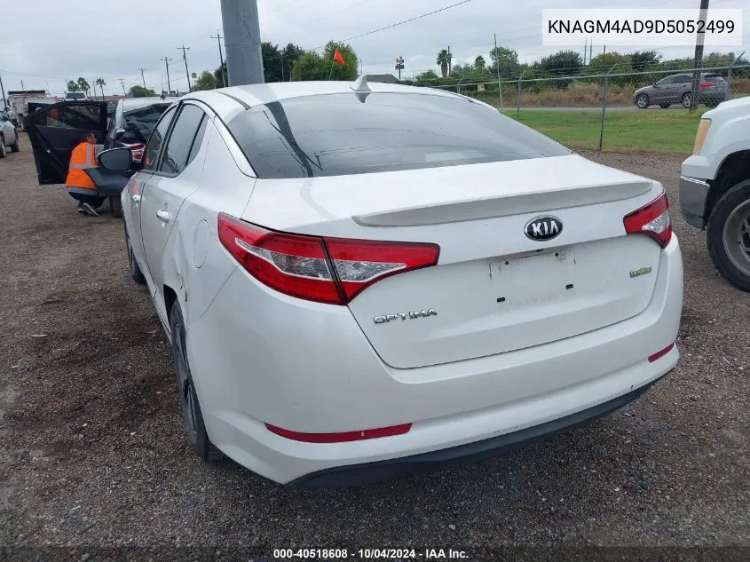 KNAGM4AD9D5052499 2013 Kia Optima Hybrid Lx