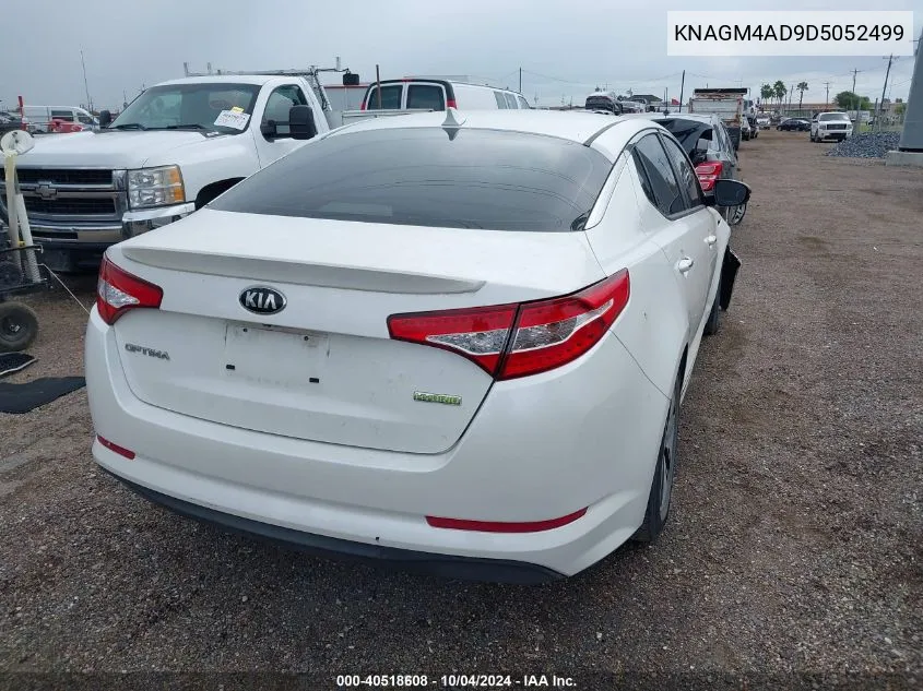 KNAGM4AD9D5052499 2013 Kia Optima Hybrid Lx