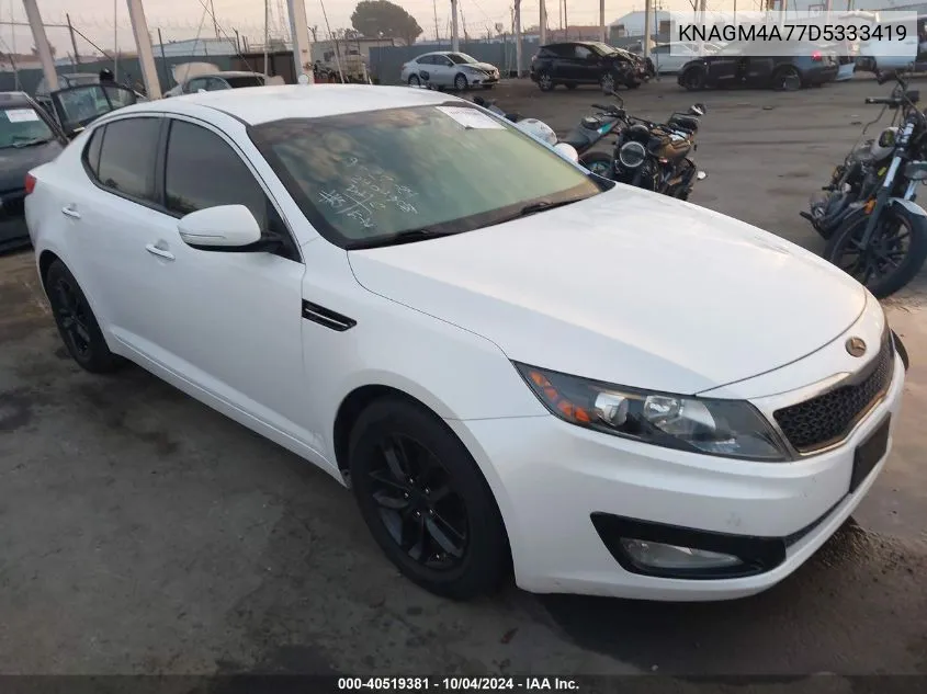 2013 Kia Optima Lx VIN: KNAGM4A77D5333419 Lot: 40519381