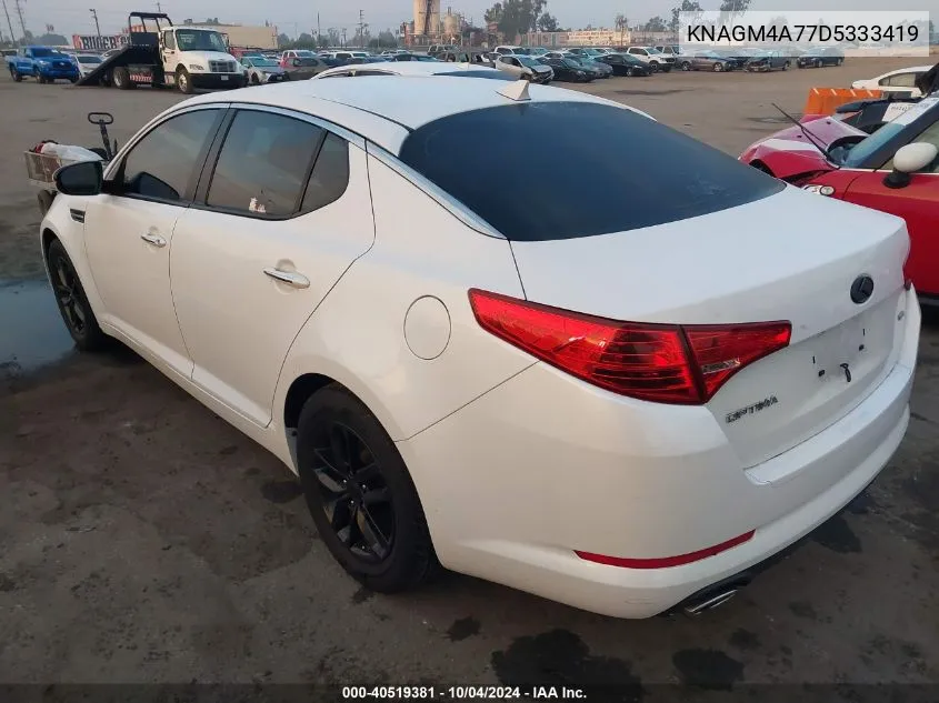 KNAGM4A77D5333419 2013 Kia Optima Lx