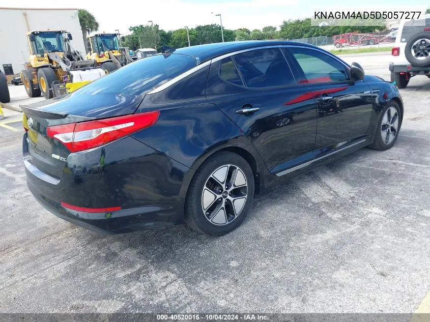 2013 Kia Optima Hybrid Ex VIN: KNAGM4AD5D5057277 Lot: 40520015