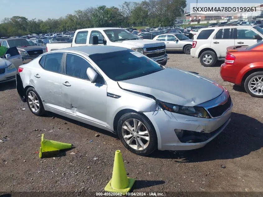 2013 Kia Optima Lx VIN: 5XXGM4A78DG199261 Lot: 40520042