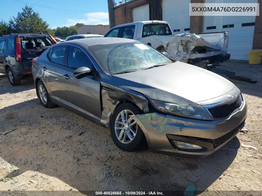 2013 Kia Optima Lx VIN: 5XXGM4A76DG226991 Lot: 40528665