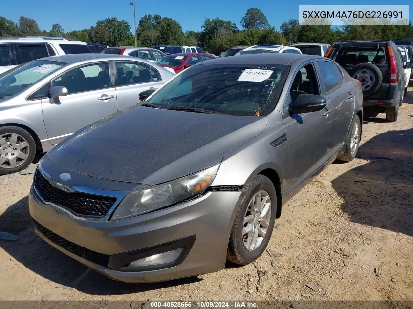 2013 Kia Optima Lx VIN: 5XXGM4A76DG226991 Lot: 40528665