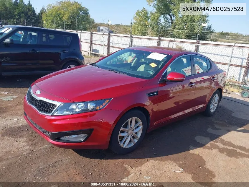 5XXGM4A76DG257528 2013 Kia Optima Lx