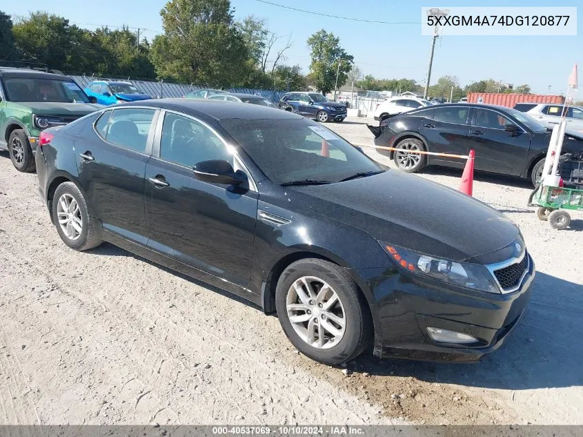 2013 Kia Optima Lx VIN: 5XXGM4A74DG120877 Lot: 40537069