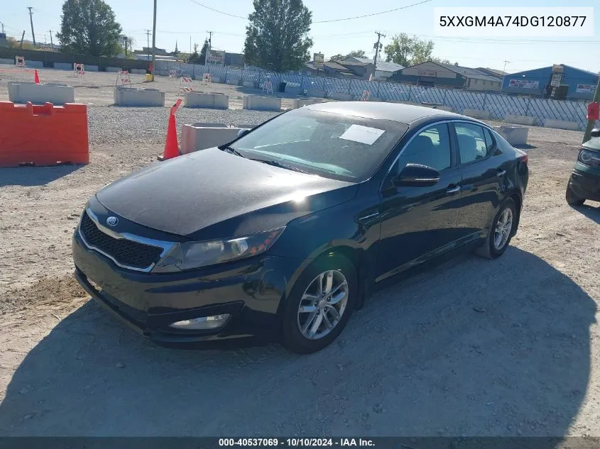 5XXGM4A74DG120877 2013 Kia Optima Lx