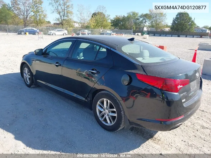 2013 Kia Optima Lx VIN: 5XXGM4A74DG120877 Lot: 40537069