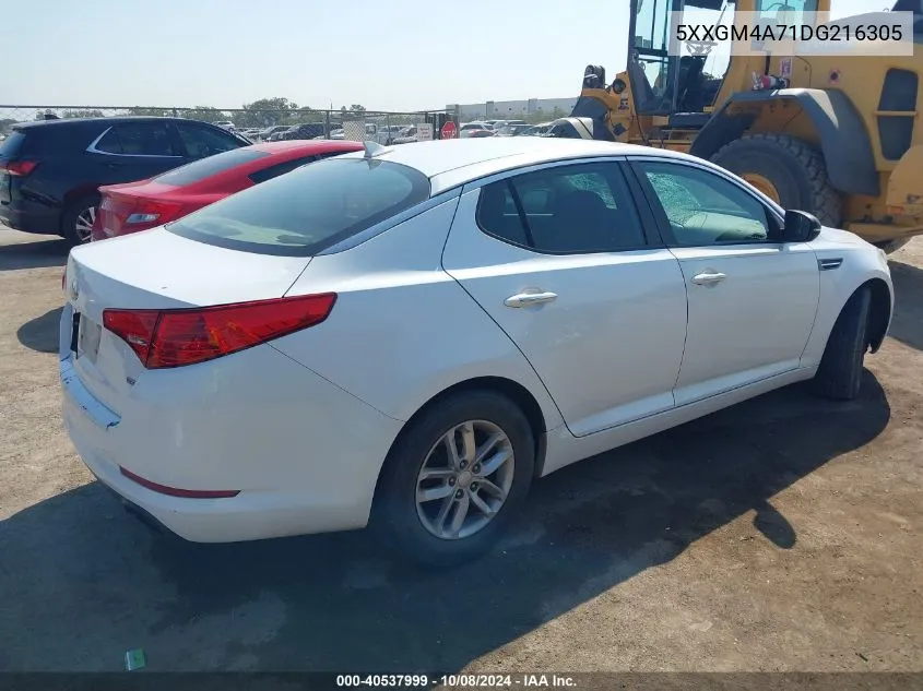 5XXGM4A71DG216305 2013 Kia Optima Lx