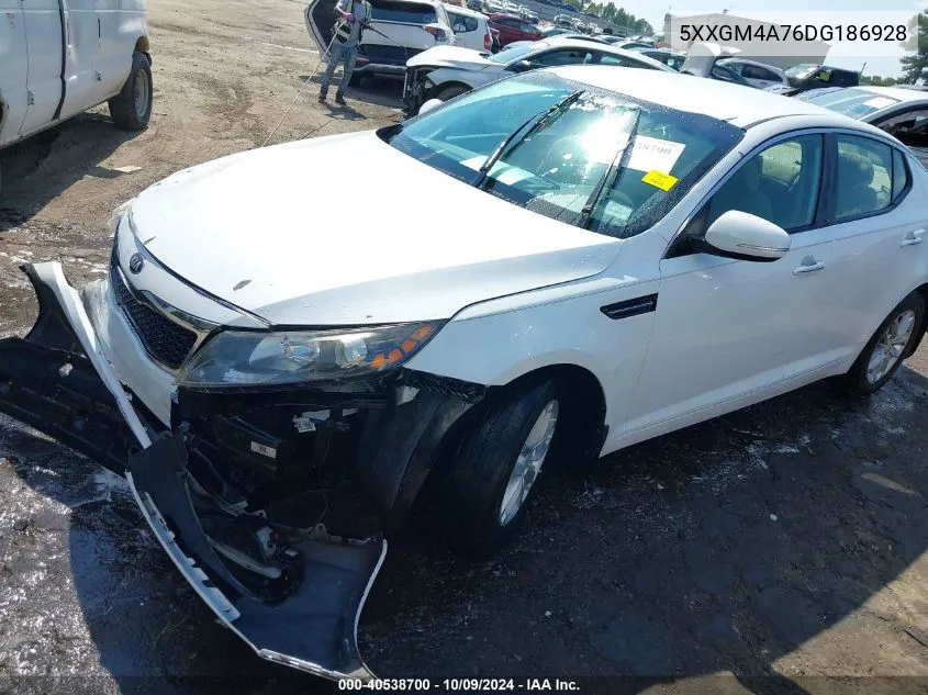 2013 Kia Optima Lx VIN: 5XXGM4A76DG186928 Lot: 40538700