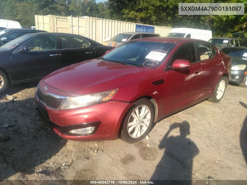 2013 Kia Optima Lx VIN: 5XXGM4A79DG151087 Lot: 40542719