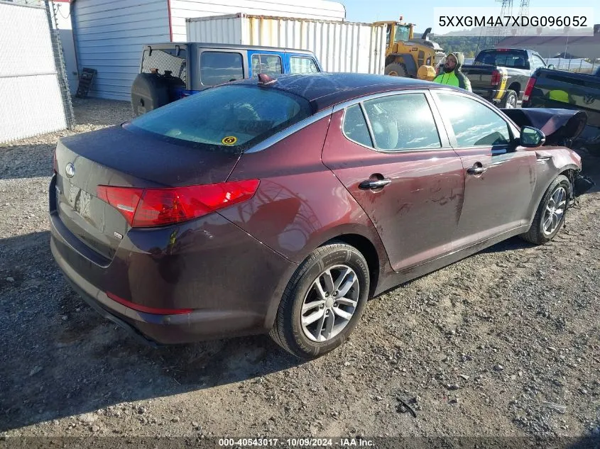 5XXGM4A7XDG096052 2013 Kia Optima Lx