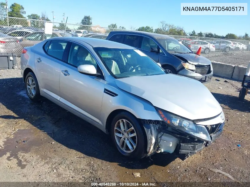 KNAGM4A77D5405171 2013 Kia Optima Lx