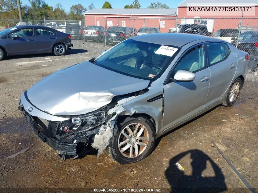 2013 Kia Optima Lx VIN: KNAGM4A77D5405171 Lot: 40545288