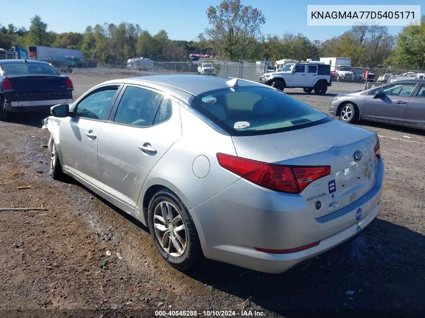 KNAGM4A77D5405171 2013 Kia Optima Lx