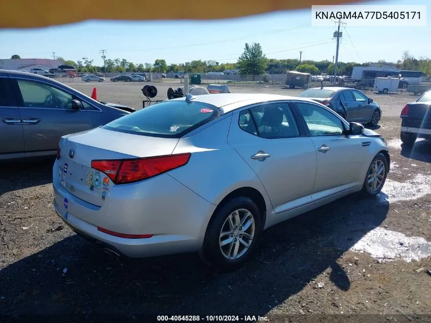 KNAGM4A77D5405171 2013 Kia Optima Lx